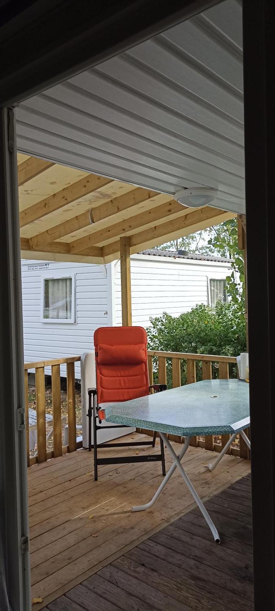Mobilhome L'Oasis Camping Le Clos Cottet Angles  Exteriör bild