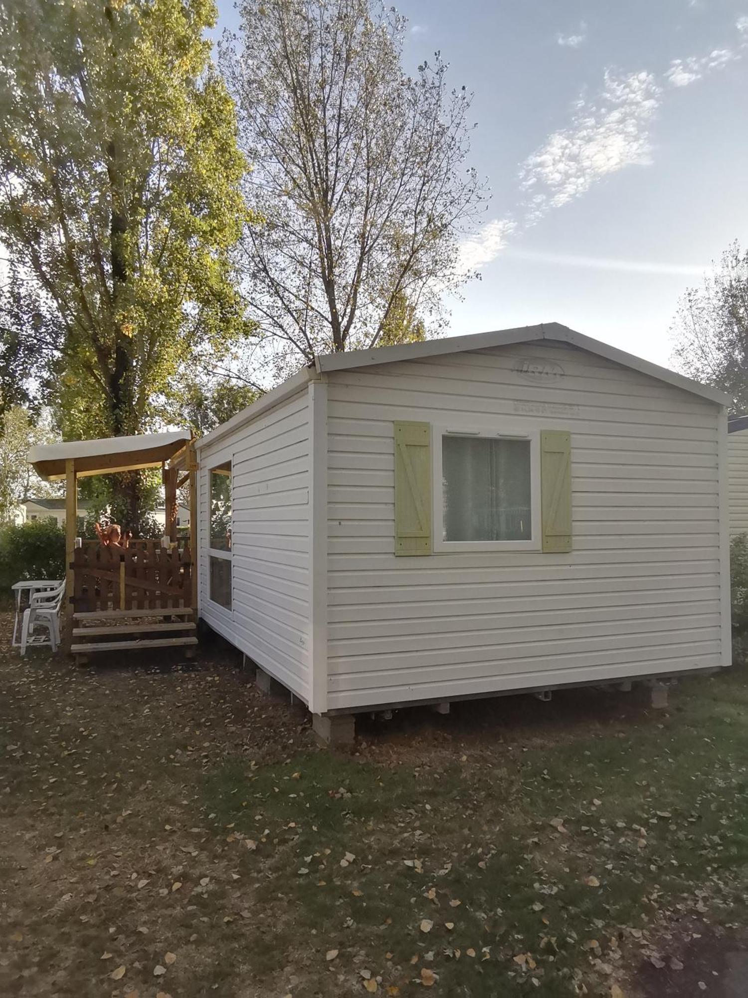 Mobilhome L'Oasis Camping Le Clos Cottet Angles  Exteriör bild