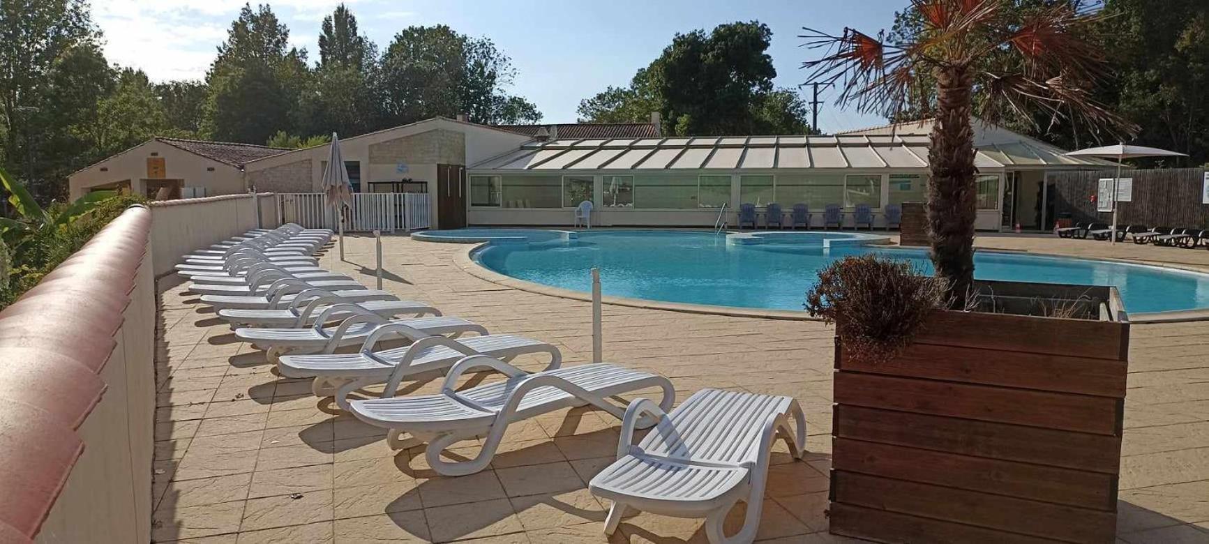 Mobilhome L'Oasis Camping Le Clos Cottet Angles  Exteriör bild