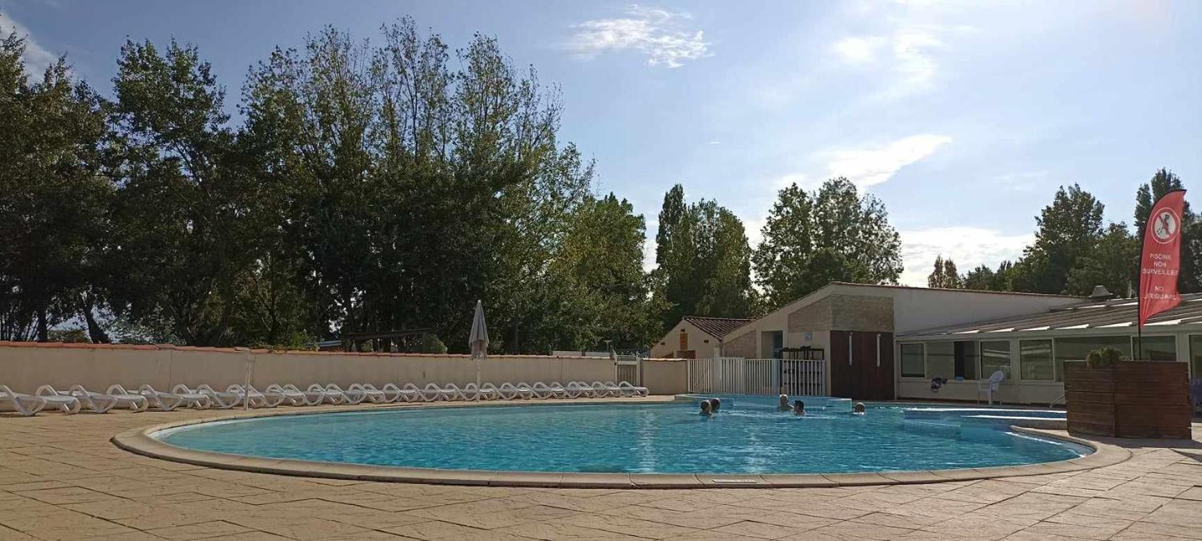 Mobilhome L'Oasis Camping Le Clos Cottet Angles  Exteriör bild