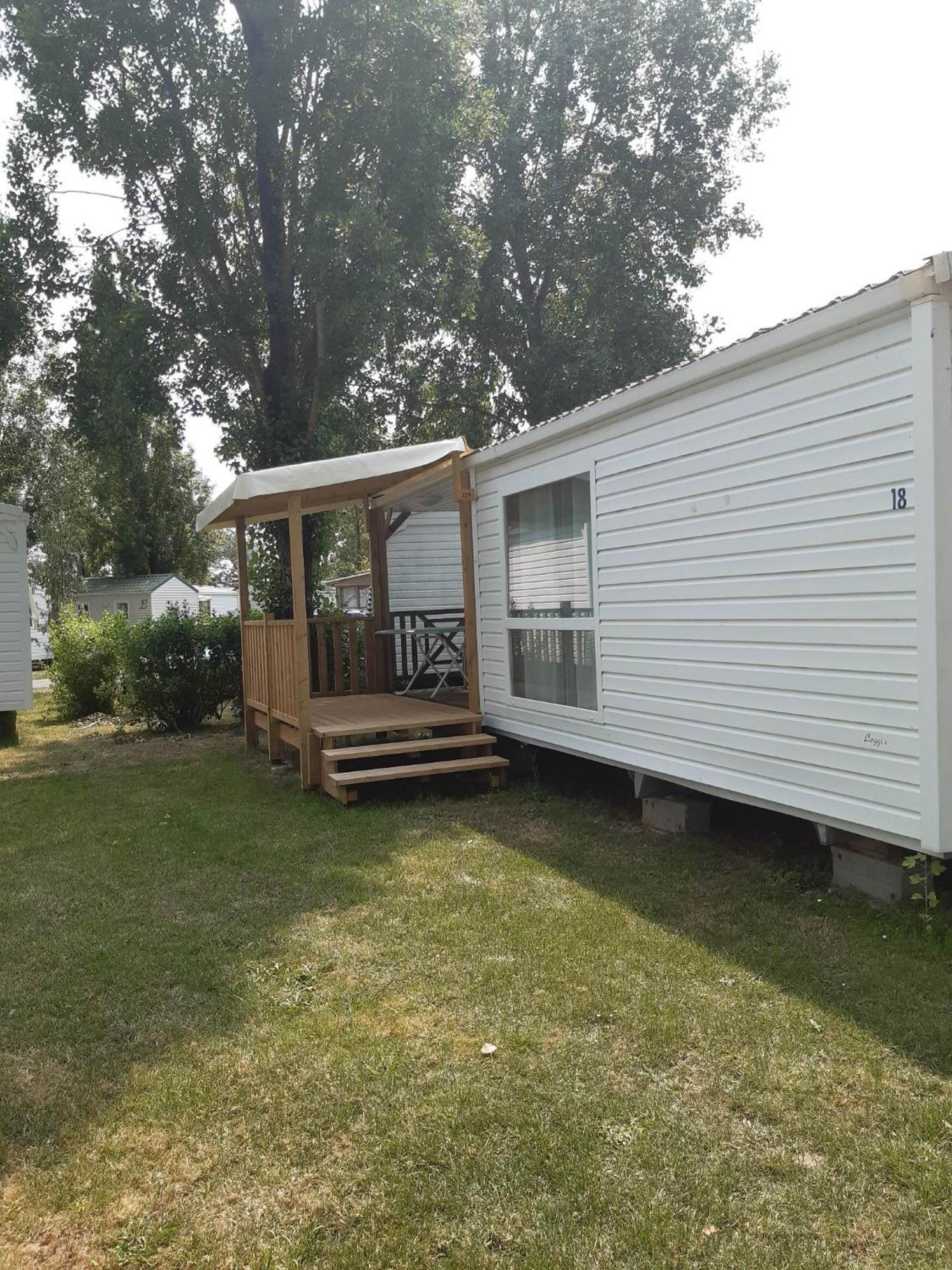 Mobilhome L'Oasis Camping Le Clos Cottet Angles  Exteriör bild